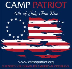 Camp Patriot 4th of July Fun Run Logo