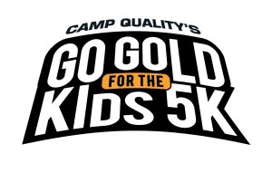 Camp Quality's Go Gold for the Kids 5k Logo