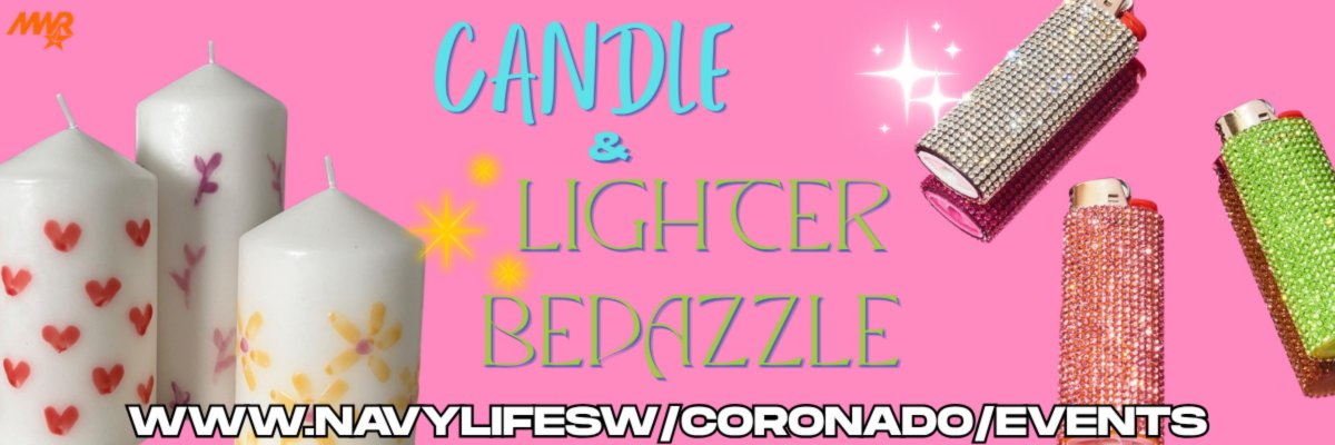 Candle and Lighter Bedazzling