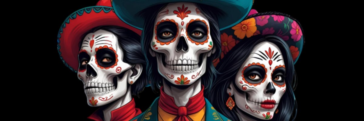 Candles & Calacas   Día de los Muertos   5K Fun Run/Walk Logo