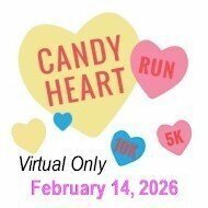 Candy Heart Run - Virtual Race Only Logo