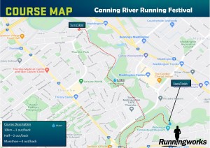 Canning River Runningworks Festival Logo