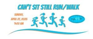 Can't Sit Still Run / Walk Logo
