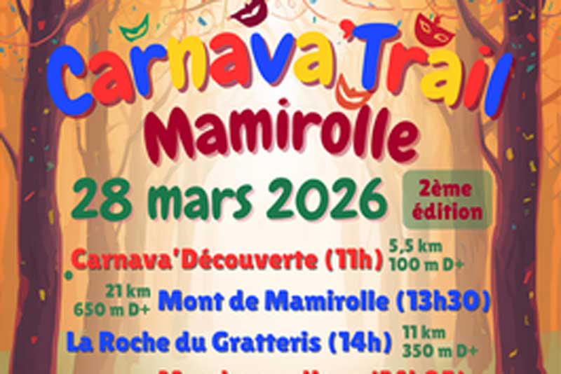 Carnava'trail de Mamirolle Logo