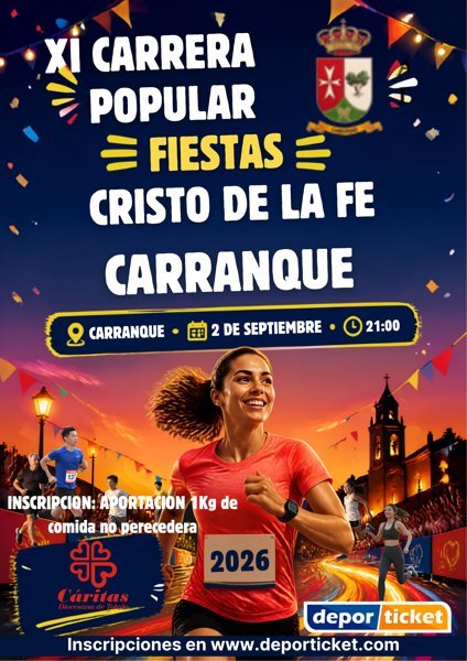 Carrera Popular Solidaria Cristo de la Fe 2026