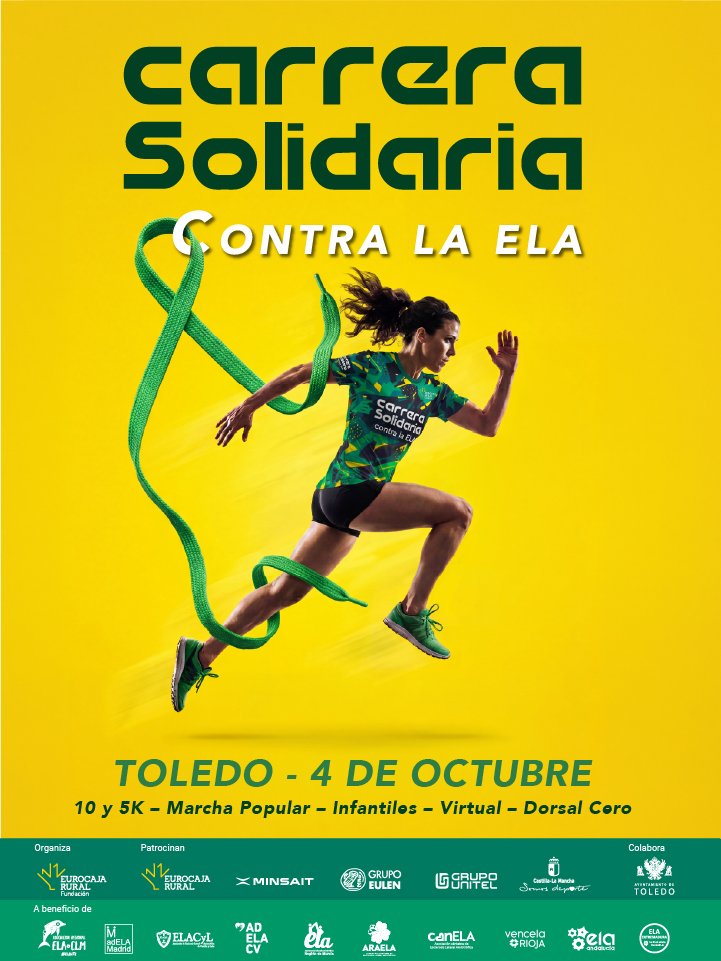CARRERA SOLIDARIA CONTRA LA ELA - FUNDACIÓN EUROCAJA RURAL - 2026 Logo