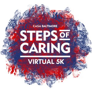 CASA Baltimore Steps of Caring Virtual 5K Logo