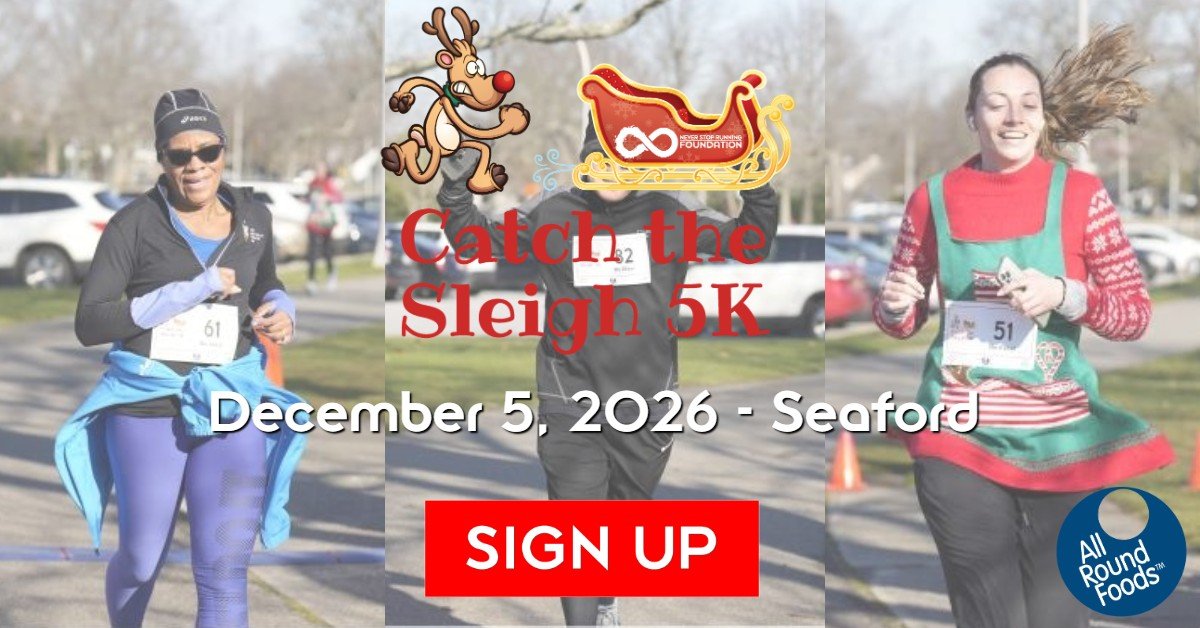 Catch The Sleigh 5K NSRF 2026 Logo