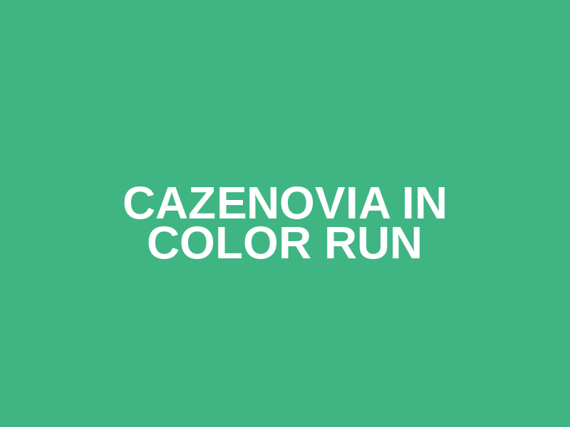 Cazenovia in Color Run Logo