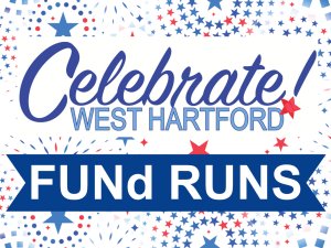 Celebrate! West Hartford FUNd RUNS Logo