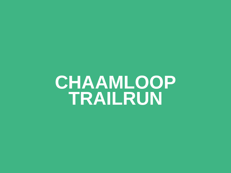 Chaamloop Trailrun Logo