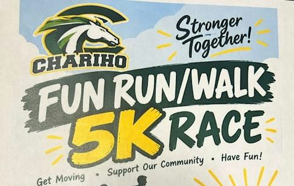 Chariho Athletics 5K Race Logo