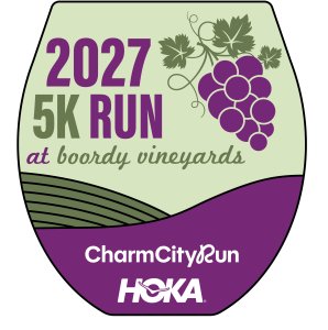 Charm City Run 5K at Boordy Vineyards presented by Hoka EARLY BIRD REGISTRATION (2027) Logo