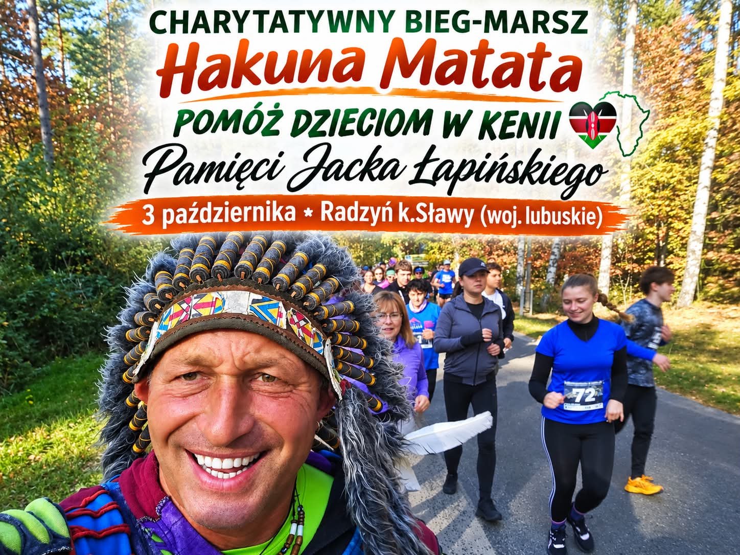 CHARYTATYWNY BIEG-MARSZ HAKUNA MATATA - POMÓŻ DZIECIOM W KENII
