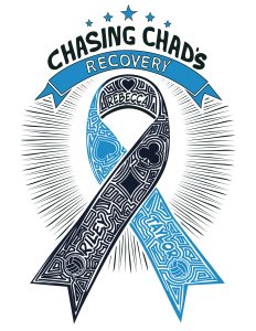 Chasing Chad's Recovery 5K and 1 Mile Kids' Trot Logo
