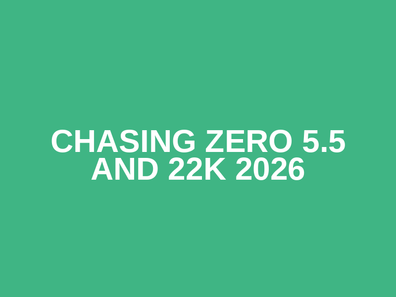 Chasing Zero 5.5 and 22k 2026 Logo