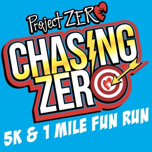 Chasing Zero 5K & 1 Mile Fun Run Logo
