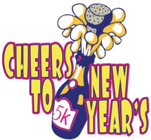 Cheers to New Years 5K (St. Pete) Logo
