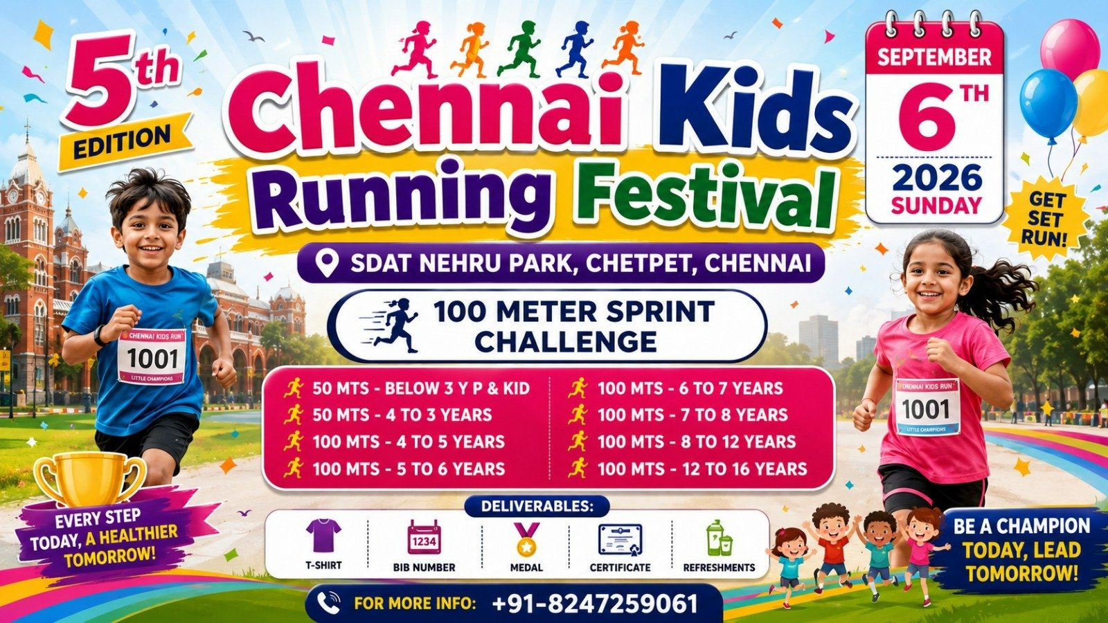 Chennai Kids Running Festival 2026 - 5th Edition