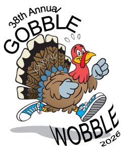 Chesterfield 38th Annual Gobble Wobble 5K Logo