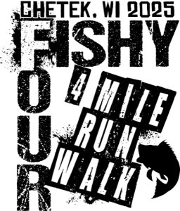 Chetek Fishy Four Run-Walk Logo