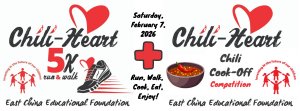 Chili-Heart 5K Run/2 Mile Walk & Chili Cook-Off Logo