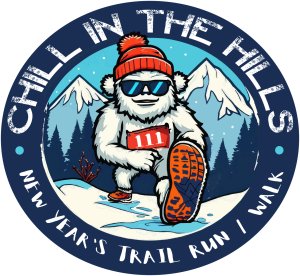 Chill in the Hills - New Year's Trail Run / Walk Logo