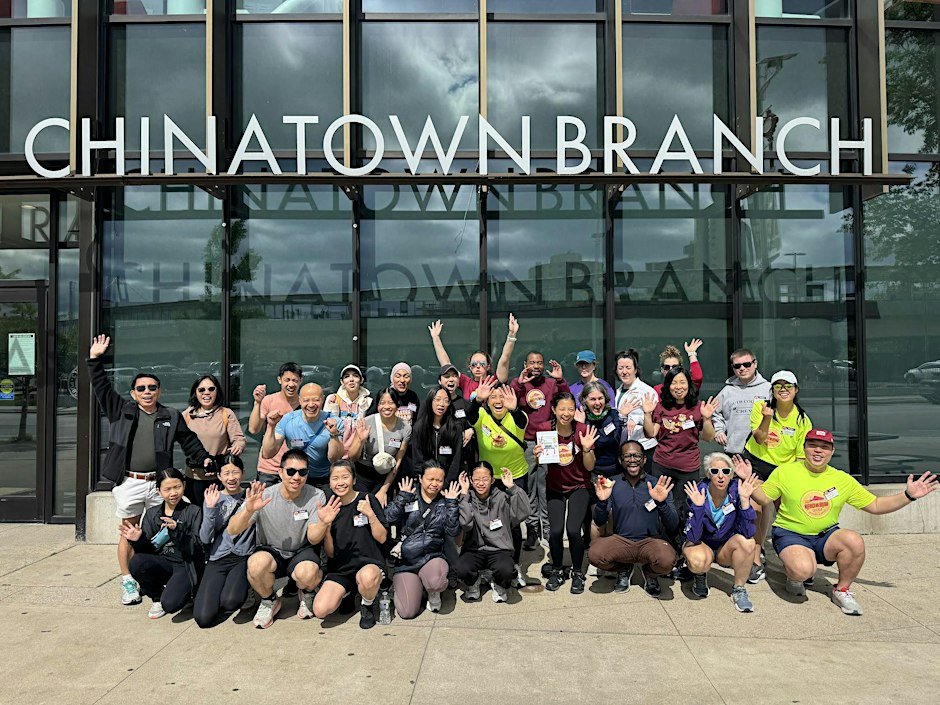 Chinatown Run/Walk Shakeout Before 26.2 Logo