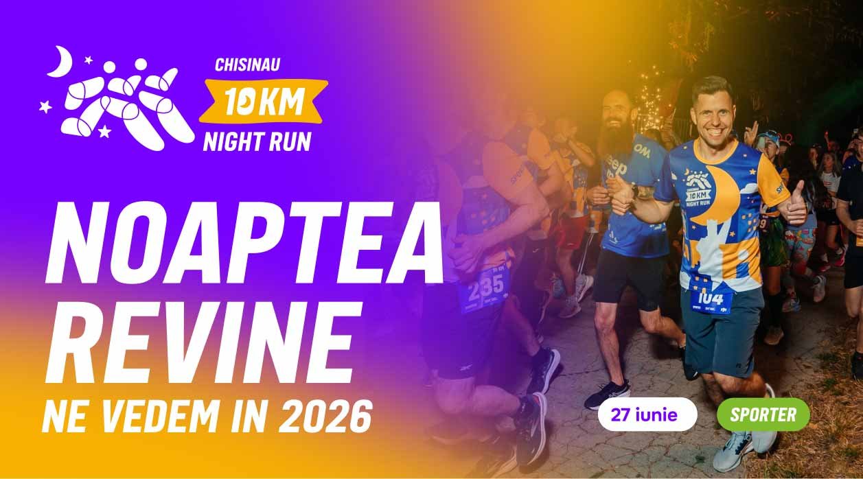 Chisinau 10 km Night Run Logo