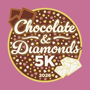 Chocolate & Diamonds 5k for Ladies Logo