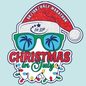 Christmas 5K/10K/Half Marathon in July - Atlanta Logo