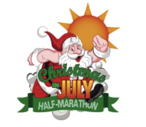 Christmas in July Half Marathon and 5K (Chicago area) Logo