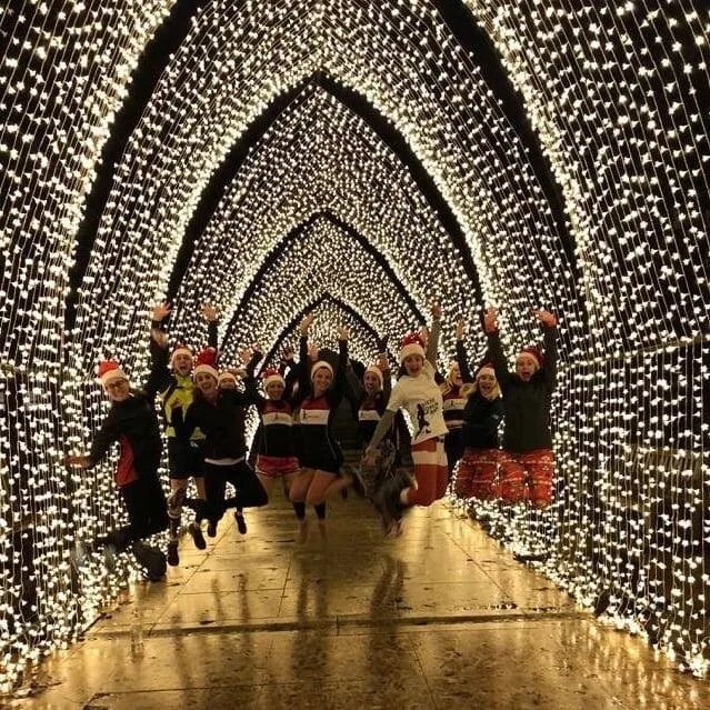 Christmas Lights in the City 10k Tour - Merrily Medium Logo