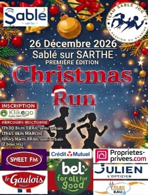 CHRISTMAS RUN - Trail Nocturne Semi Urbain et Marche Logo