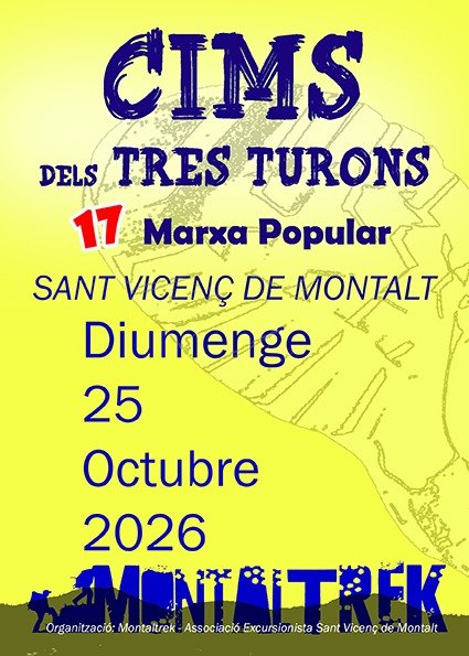 CIMS DELS TRES TURONS 2026 Logo