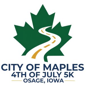 City of Maples 4th of July 5k Logo