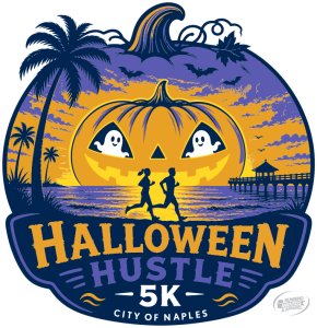 City of Naples Halloween Hustle 5K Presented by Tacos & Tequila Cantina Logo