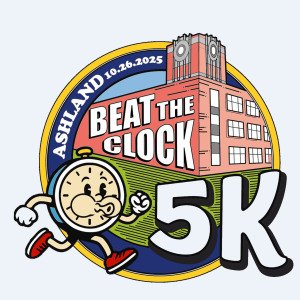 Clocker Club 5k Fundraiser Logo