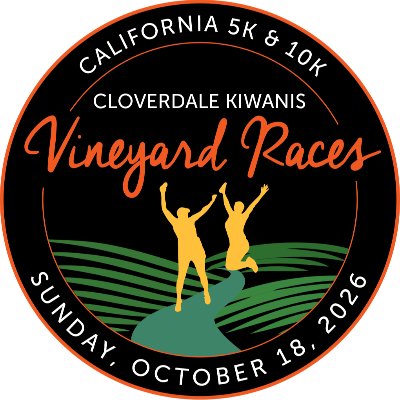 Cloverdale Vineyard Races: 10K and 5K Logo