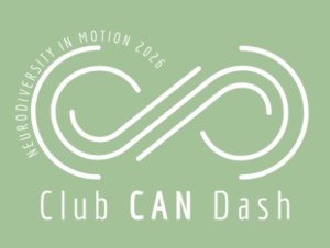 Club CAN Dash-Neurodiversity in Motion 2026 Logo