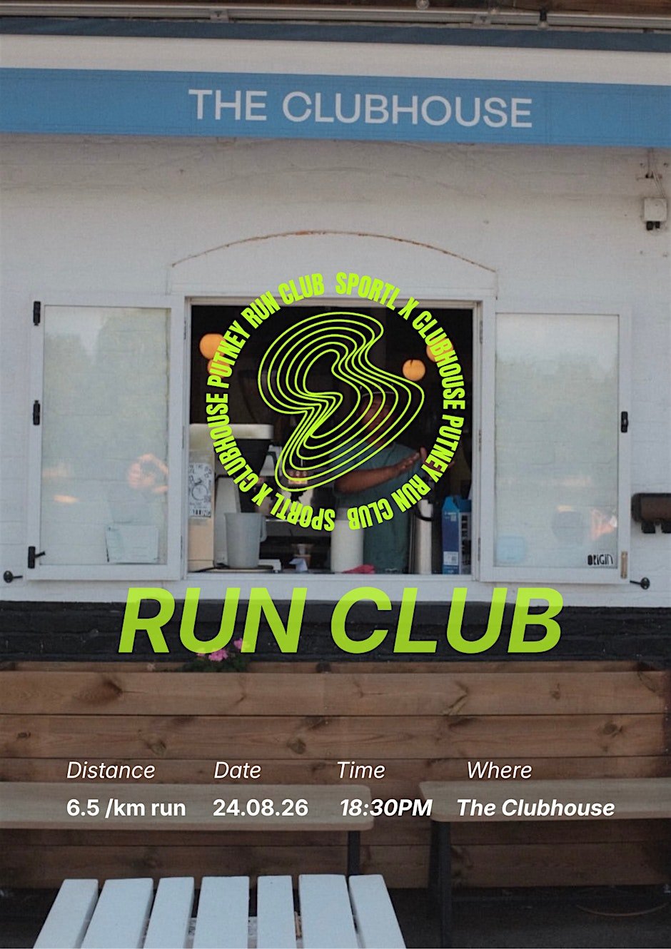 CLUBHOUSE PUTNEY X SPORTL RUN CLUB