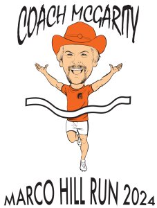 Coach McGarity 5 Mile Hill Run Logo