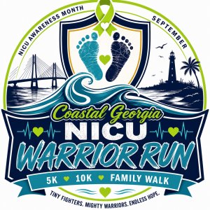 Coastal Georgia NICU Warrior Run Logo