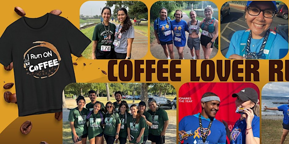 Coffee Lovers Run 5K/10K/13.1 KANSAS CITY Logo