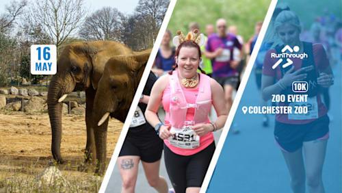 Colchester Zoo Stampede 10k May 2027 Logo