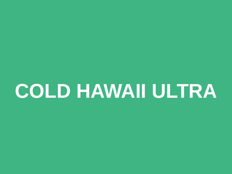 Cold Hawaii Ultra Logo