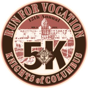 Coldwater Knights of Columbus 5k Run/Walk for Vocations Logo