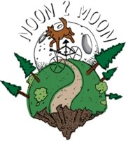 Coler's Noon2Moon MTB Race - 2026 Logo