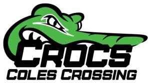 COLES CROCS Splash and Dash Logo