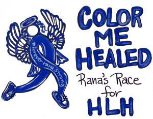Color Me Healed: Rana's Race for HLH Logo